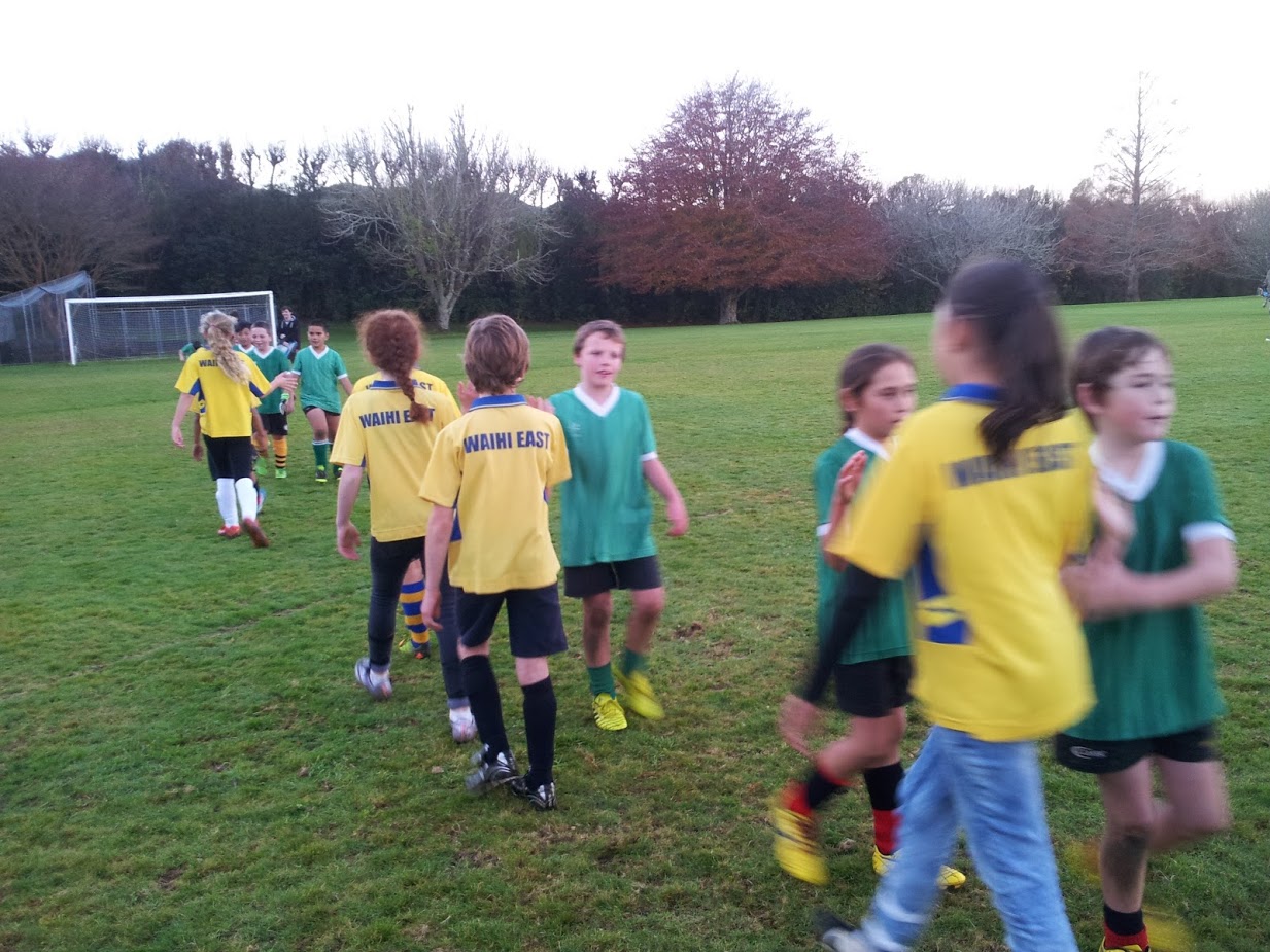 Year 5-6 Soccer at Waihi College (17.06.16)