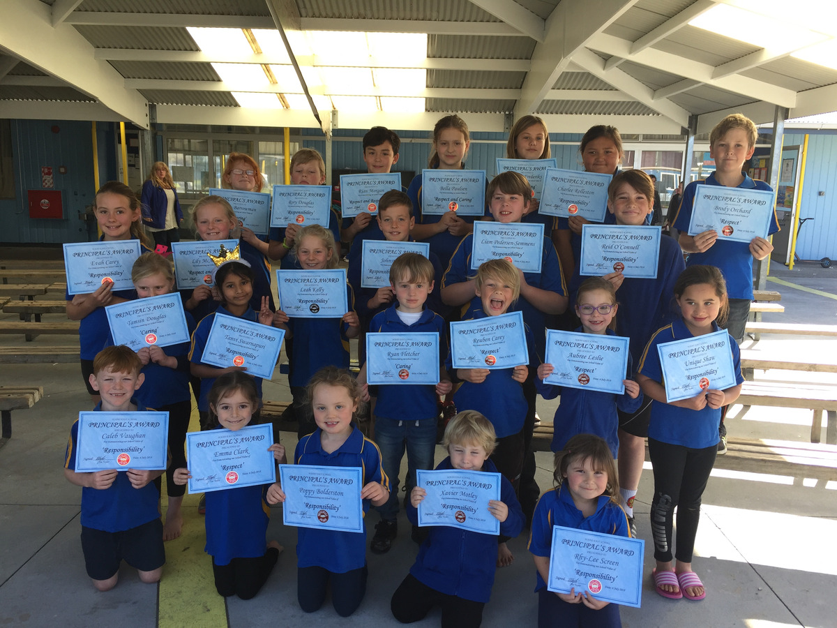 Term 2 2018 (week 10) Principal's Awards